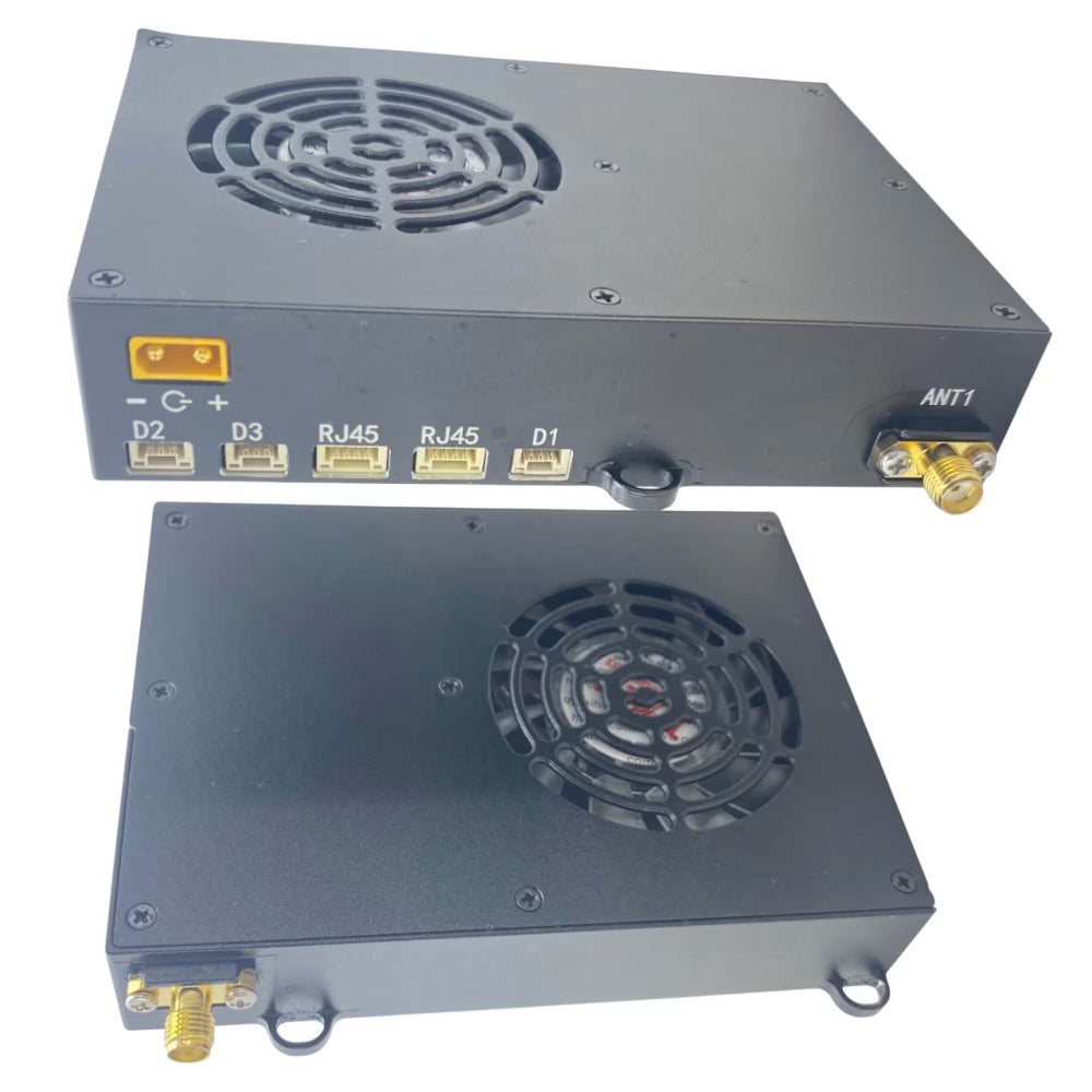 100 Mbps Bidirectional Wireless Link Transceiver for Car Racing – 22 km, 64 Nodes