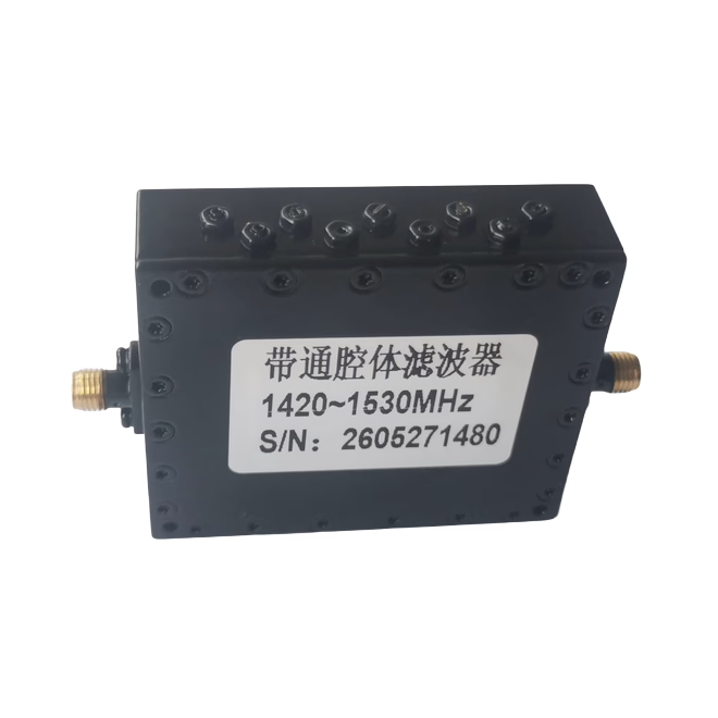 1420–1530MHz RF Band Pass Cavity Filter, 50W, SMA-K