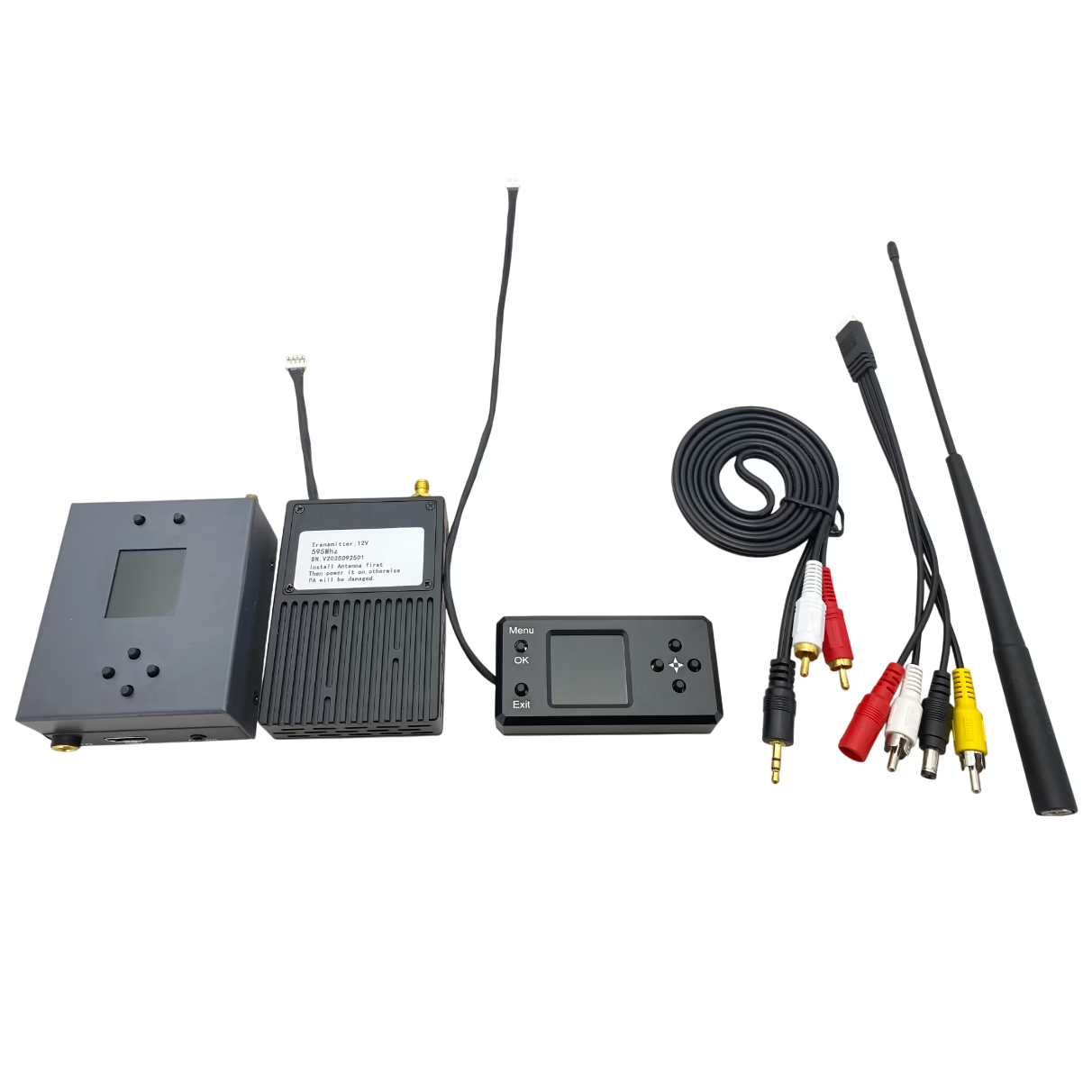 COFDM_Wireless_Video_Transmitter___Receiver_AV_in_HDMI_out_AES-128_Encryption_Low_Latency