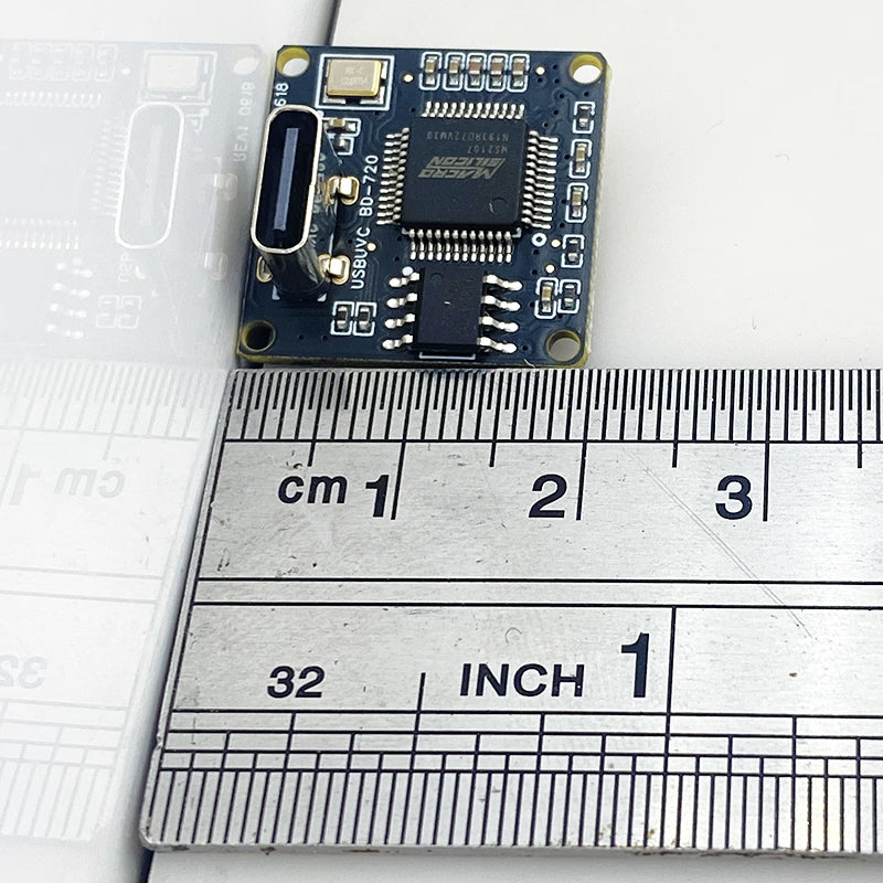 Mini 20x20mm Thermal Camera USB UVC Converter Board Dimension