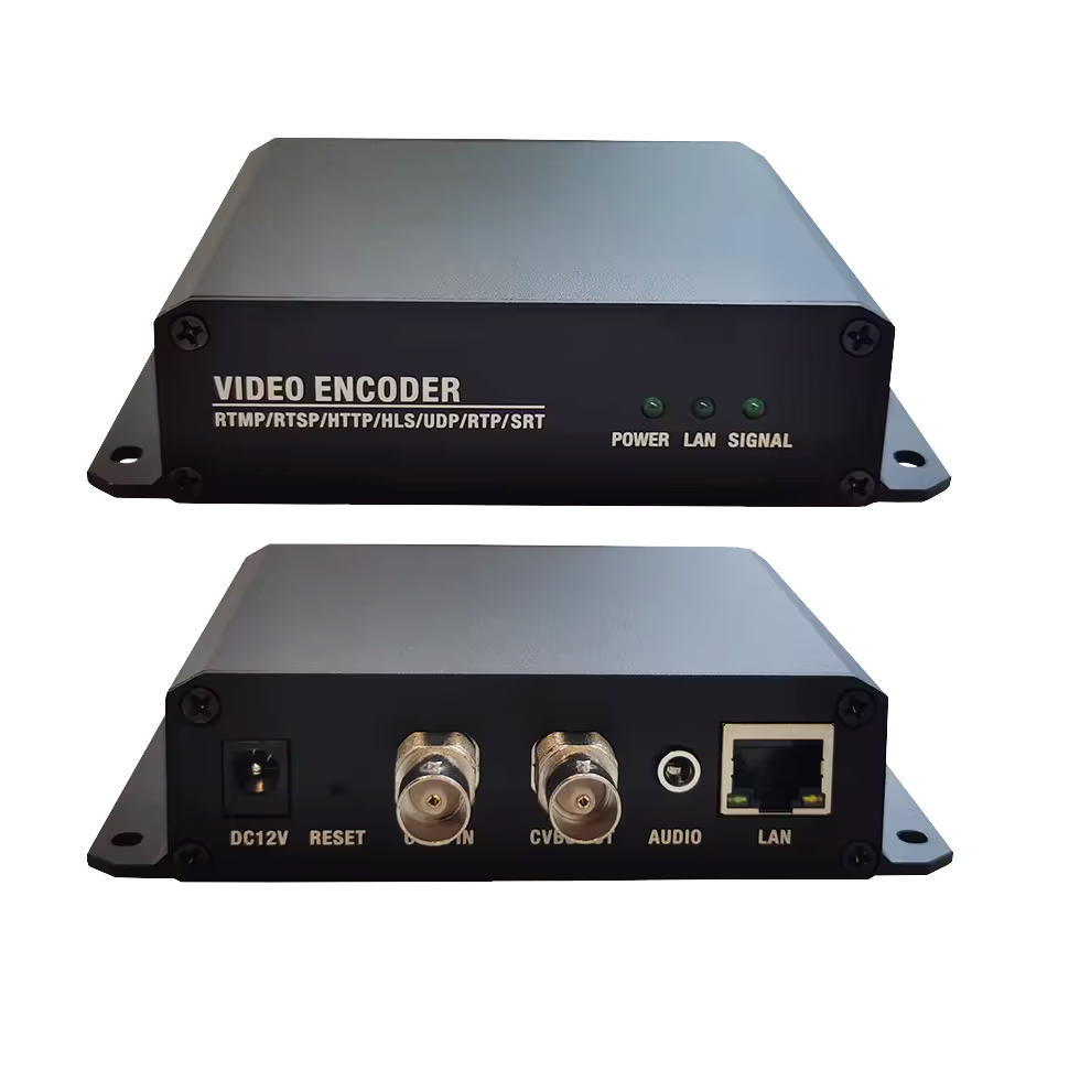 CVBS AV to IP Ethernet live video streaming encoder RTSP UDP protocol ...