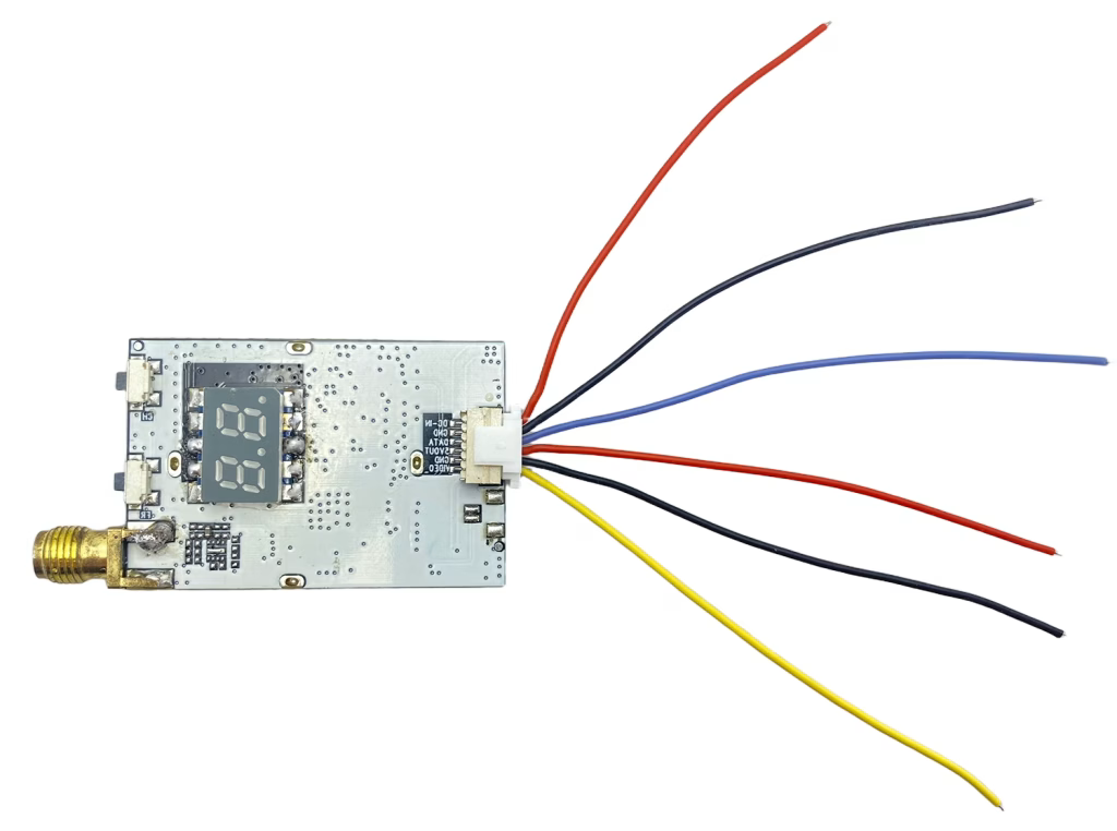Ultra-Wideband FPV VRX Receiver 200-7500MHz Custom Frequency UART Controlled Analog Video Receiver