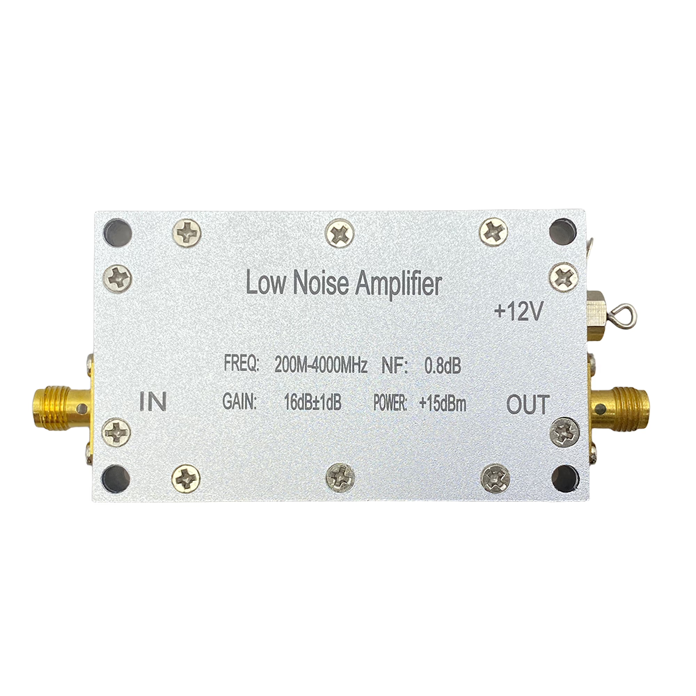 Wideband RF Low Noise Amplifier LNA 200-4000MHz 16dB Gain