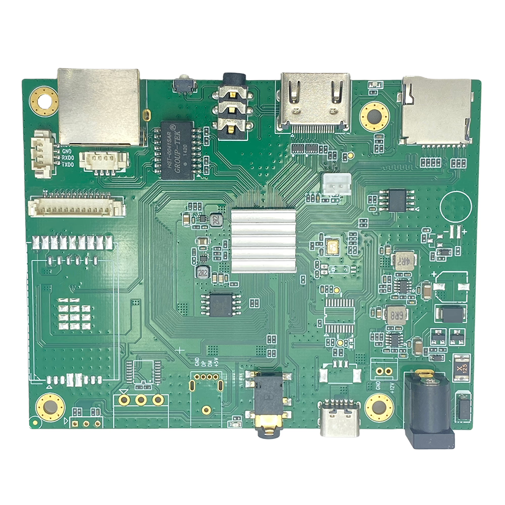 Industrial 4K IP Ethernet Video Decoder to HDMI with Quad-Screen Display