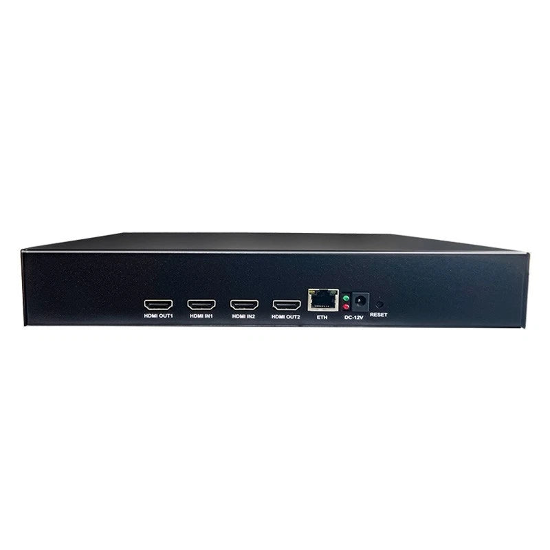 Dual 4K HDMI Encoder with Loop Out, SRT RTMP RTSP Streaming Encoder for Live Broadcast & IPTV