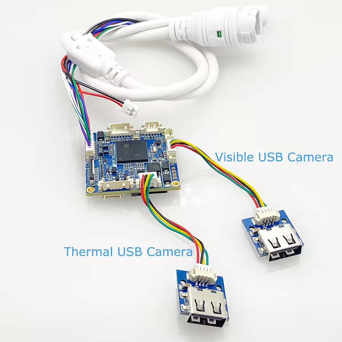 USB UVC Camera to IP Ethernet Encoder Board H.265/H.264 1080P60 RTSP ONVIF