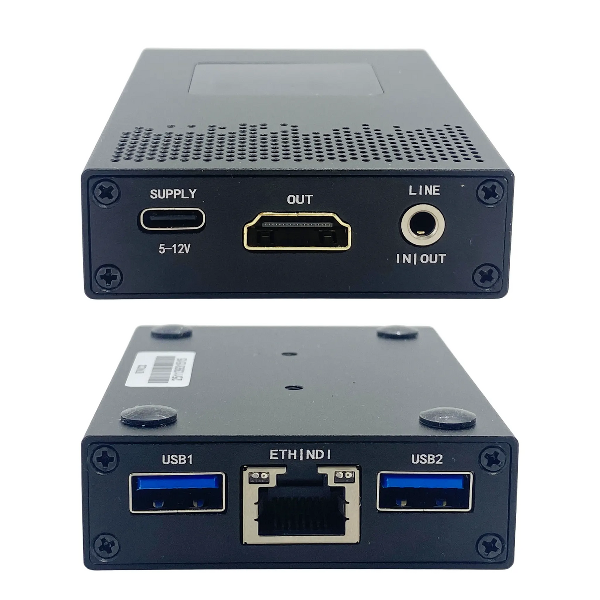 Two UVC Dual USB Video Encoder to IP Ethernet Video Converter | 4K H.265 | DV2236